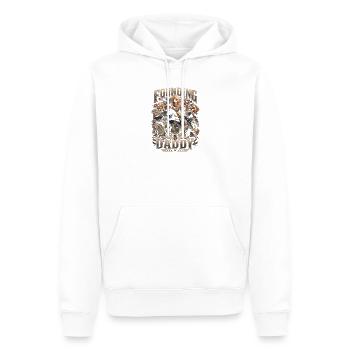 Le Père fondateur George Washington, 4 juillet - Sweat à capuche Premium bio Homme - blanc - Devant - Nico (187cm)