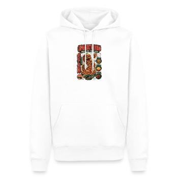 Spaghetti Bolo Mehr Sauce Shirt - Männer Premium Bio Hoodie - Weiß - Vorne - Nico (187cm)
