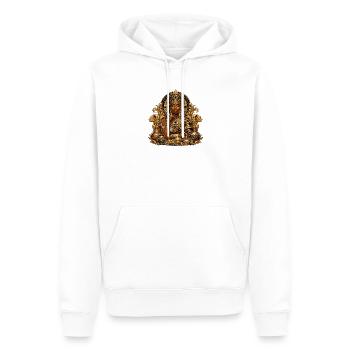 Goldene Königin der Juwelen - Männer Premium Bio Hoodie - Weiß - Vorne - Nico (187cm)