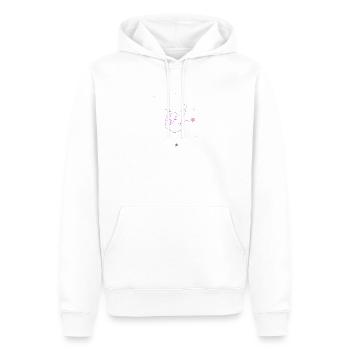 Neon Rock - Men’s Premium Organic Hoodie - white - Front - Nico (187cm)