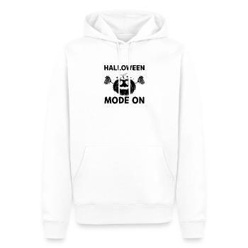 Mode d’Halloween lors d’une fête d’Halloween - Sweat à capuche Premium bio Homme - blanc - Devant - Nico (187cm)