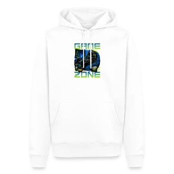 Gamer Gaming Cat Video Game - Männer Premium Bio Hoodie - Weiß - Vorne - Nico (187cm)