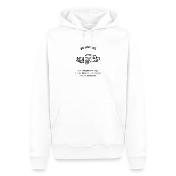 40. Geburtstag 1986 - Fahrgestell & Motor - Männer Premium Bio Hoodie - Weiß - Vorne - Nico (187cm)