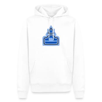 Zodiac Tribal Libra and Air - Men’s Premium Organic Hoodie - white - Front - Nico (187cm)