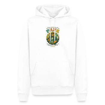 Future Dad 2026 Retro DIY Bear - Men’s Premium Organic Hoodie - white - Front - Nico (187cm)