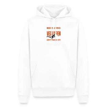 Judo Kein Verlieren Du Gewinnst Oder Lernst - Männer Premium Bio Hoodie - Weiß - Vorne - Nico (187cm)