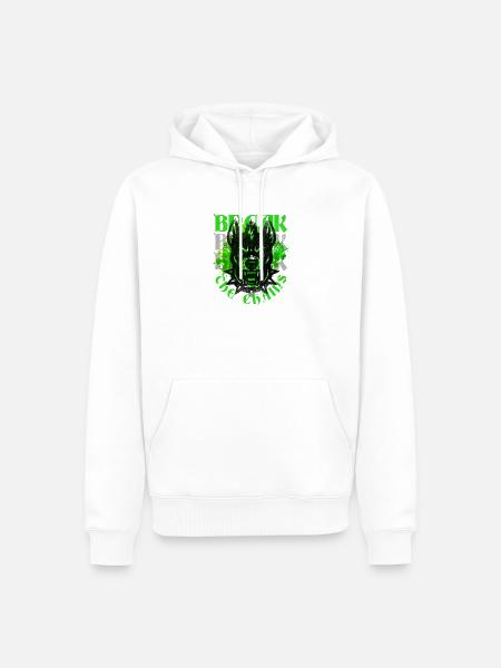 Break the Chains - Männer Premium Bio Hoodie - Weiß