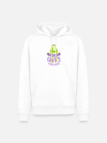 Kellner Barkeeper Ober Bar Bartender barchef - Männer Premium Bio Hoodie - Weiß