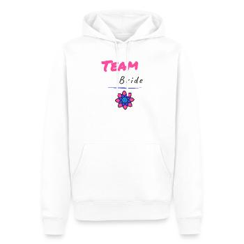 EVJF. MARIEE. TEAM. TEAM MARIEE. FUTURE MARIEE - Sweat à capuche Premium bio Homme - blanc - Devant - Nico (187cm)