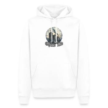 Paysage urbain de Ghetto Kid - Sweat à capuche Premium bio Homme - blanc - Devant - Nico (187cm)