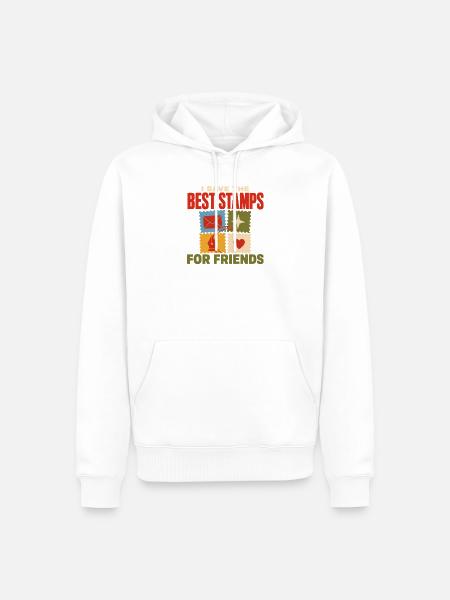 Briefkasten-freund Snail Mail Brief Schreibwaren - Männer Premium Bio Hoodie - Weiß
