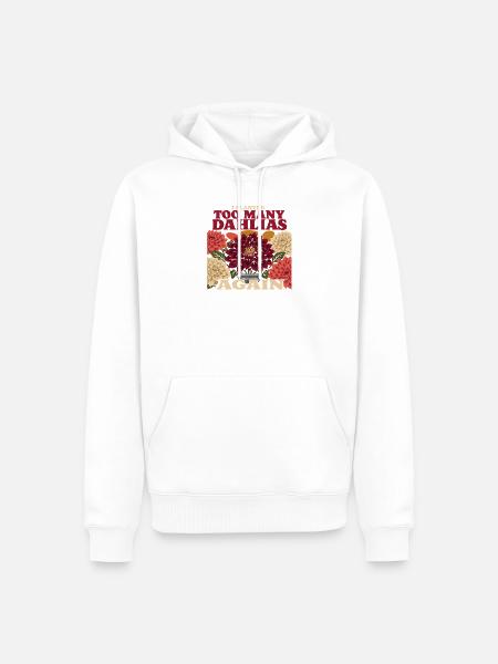 Blumenbauern Schnittblumenzüchter Blumenfarm - Männer Premium Bio Hoodie - Weiß