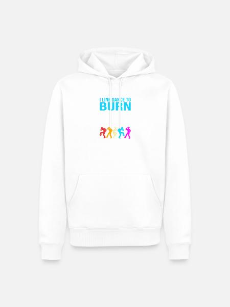 Linedance - Männer Premium Bio Hoodie - Weiß