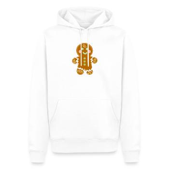 Kawaii lebkuchenmann - Männer Premium Bio Hoodie - Weiß - Vorne - Nico (187cm)
