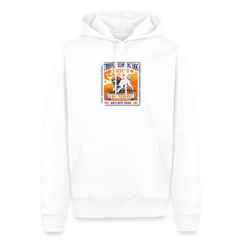 Truffle Hunting Dog Society Alba Piedmont - Männer Premium Bio Hoodie - Weiß - Vorne - Nico (187cm)