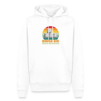 WASD Gamer Gaming PC Tastatur Lustiger Spruch - Männer Premium Bio Hoodie - Weiß - Vorne - Nico (187cm)