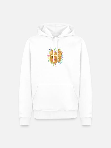 Yorkshire Terrier - Männer Premium Bio Hoodie - Weiß