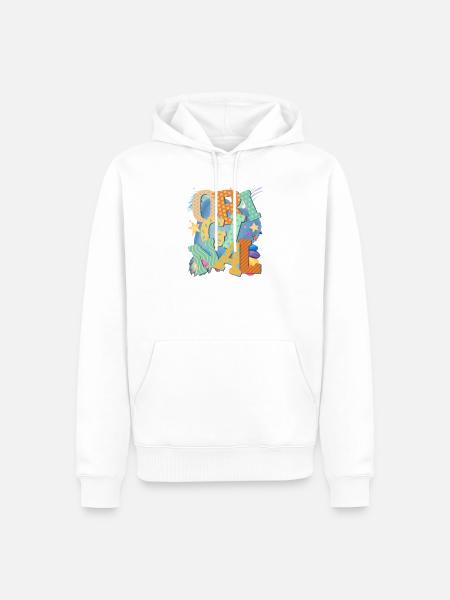 Original - Das Original  - Männer Premium Bio Hoodie - Weiß