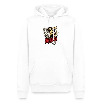 Posaune Position 6 oder Risiko für Posaunisten - Männer Premium Bio Hoodie - Weiß - Vorne - Nico (187cm)