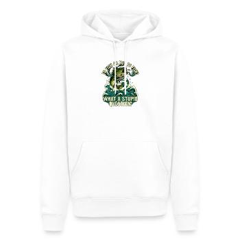 Humor Angeln, Angeln oder nicht Fischen - Männer Premium Bio Hoodie - Weiß - Vorne - Nico (187cm)
