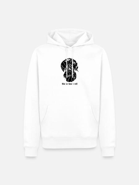 Rollassel This Is How I Roll - Männer Premium Bio Hoodie - Weiß