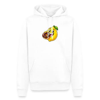 Süße Cartoon Zitrone Keks Dessert - Männer Premium Bio Hoodie - Weiß - Vorne - Nico (187cm)