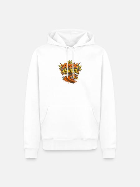Apex Hunter Graffiti Roadride - Männer Premium Bio Hoodie - Weiß