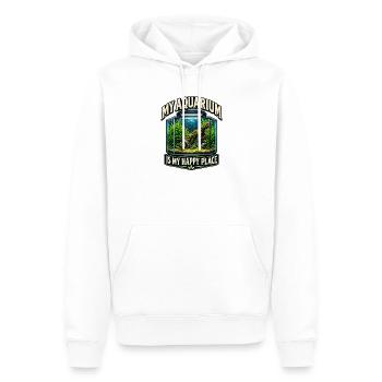 My Aquarium - Männer Premium Bio Hoodie - Weiß - Vorne - Nico (187cm)