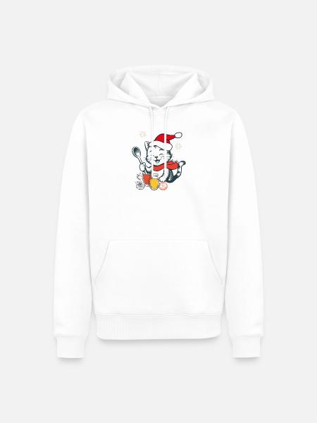 Christmas Party - Männer Premium Bio Hoodie - Weiß