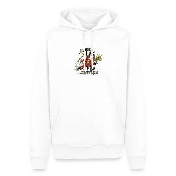 Gitarrenriff Rock Metal Fan Gitarrist - Männer Premium Bio Hoodie - Weiß - Vorne - Nico (187cm)