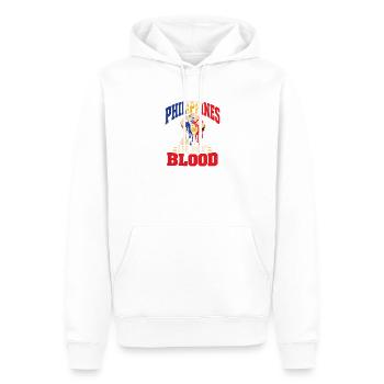 Philippinische Wurzeln Amerikanische Heimat - Männer Premium Bio Hoodie - Weiß - Vorne - Nico (187cm)