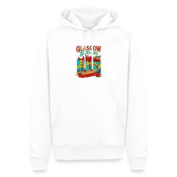 View City Glasgow Scotland Cultural Heart - Männer Premium Bio Hoodie - Weiß - Vorne - Nico (187cm)