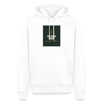 Angeln - Männer Premium Bio Hoodie - Weiß - Vorne - Nico (187cm)