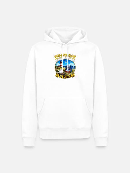 OSTFRIESLAND - Männer Premium Bio Hoodie - Weiß