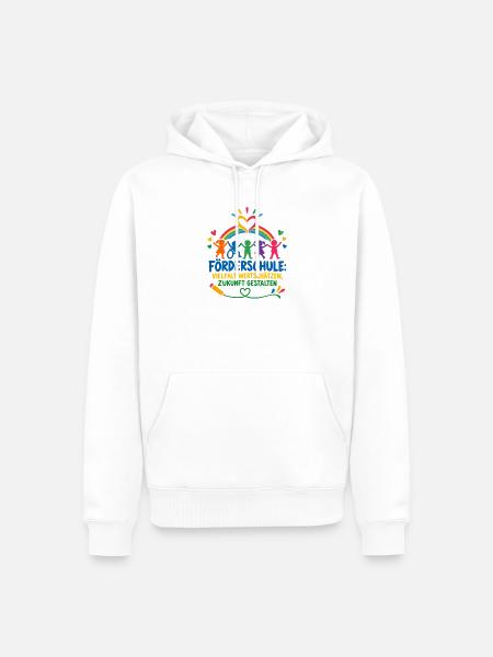 FÖRDERSCHULE Sonderpädagogik - Männer Premium Bio Hoodie - Weiß