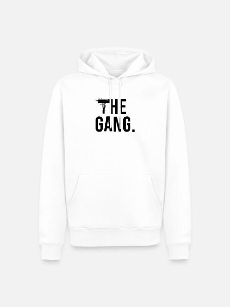 the gang - Männer Premium Bio Hoodie - Weiß