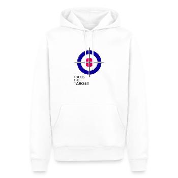 curling eisstockschießen curler curlingsaison - Männer Premium Bio Hoodie - Weiß - Vorne - Nico (187cm)