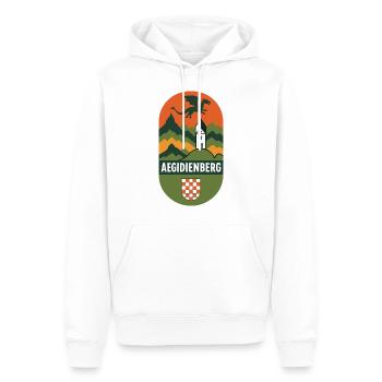 Aegidienberg Bad Honnef Siebengebirge Wappen - Männer Premium Bio Hoodie - Weiß - Vorne - Nico (187cm)