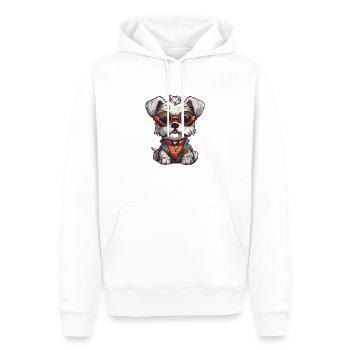 dog lover - Männer Premium Bio Hoodie - Weiß - Vorne - Nico (187cm)