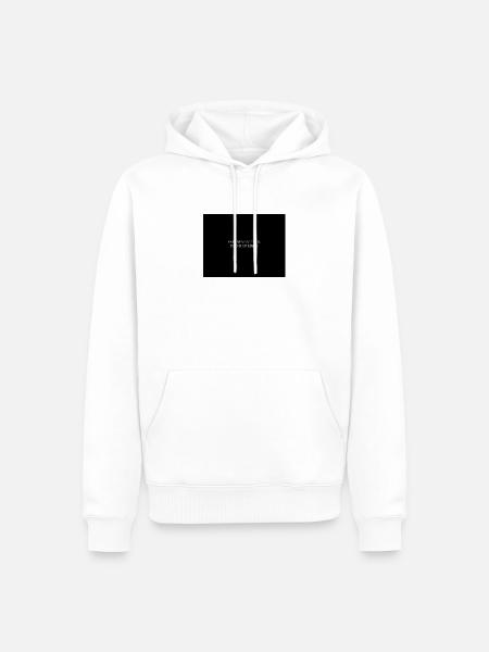 FALL SEVEN TIMES - Men’s Premium Organic Hoodie - white