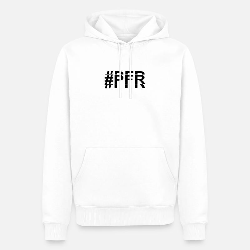 PFR 2 - Männer Premium Bio Hoodie - Weiß