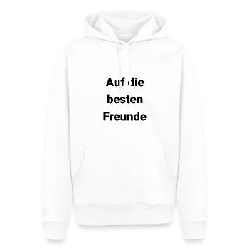 Freunde Freund Männer - Männer Premium Bio Hoodie - Weiß - Vorne - Nico (187cm)