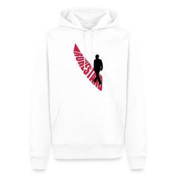 ruhestand - Männer Premium Bio Hoodie - Weiß - Vorne - Nico (187cm)