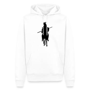 Indianer 1 - Men’s Premium Organic Hoodie - white - Front - Nico (187cm)
