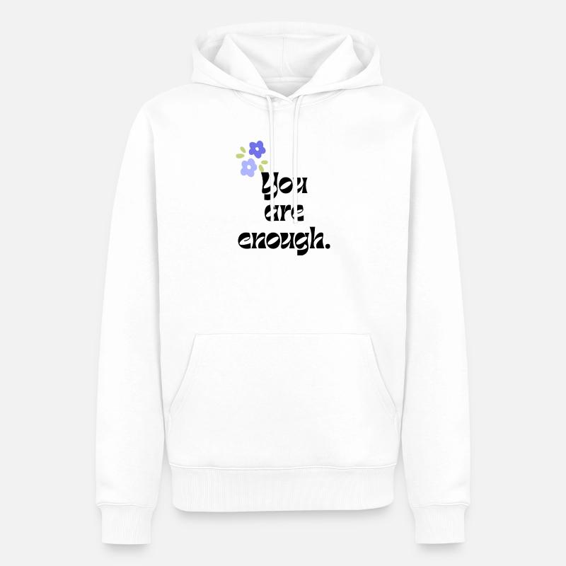 Vous êtes assez - Sweat à capuche Premium bio Homme - blanc