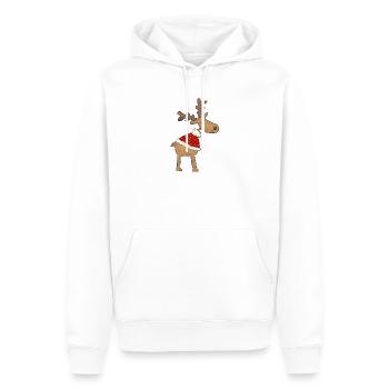 Dekoelch - Männer Premium Bio Hoodie - Weiß - Vorne - Nico (187cm)