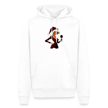 Hexen Weihnachten / Weihnachtsmann Hexe - Männer Premium Bio Hoodie - Weiß - Vorne - Nico (187cm)