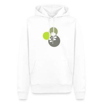 Floristry Botanical Horticulture - Men’s Premium Organic Hoodie - white - Front - Nico (187cm)