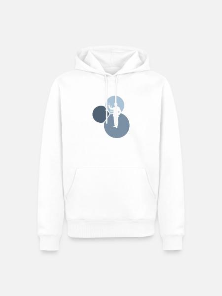 Gericht Absatz Recht - Männer Premium Bio Hoodie - Weiß