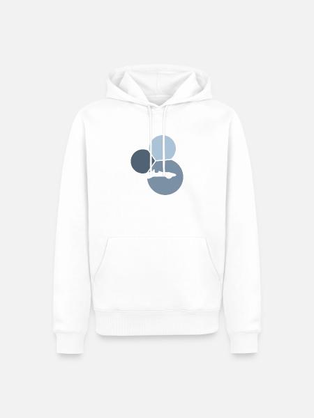 Driften Rennwagen - Männer Premium Bio Hoodie - Weiß